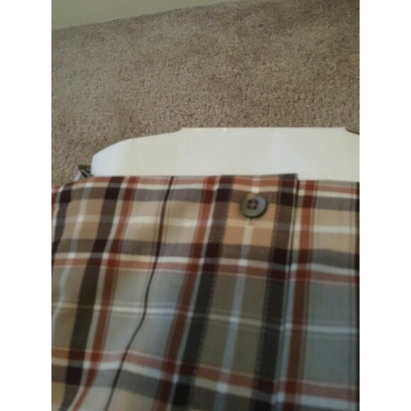 Saddlebred Plaid Button-Up Shirt Casual Collared Mens Size S Multi-Color - Picture 10 of 11